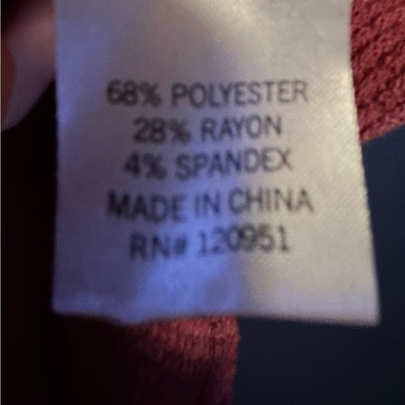 MUDD Oversized Burgundy Button Down - Picture 5 of 15